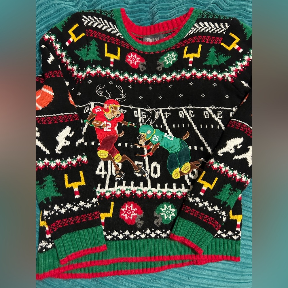 Holiday 🎄Football Reindeer Sweater